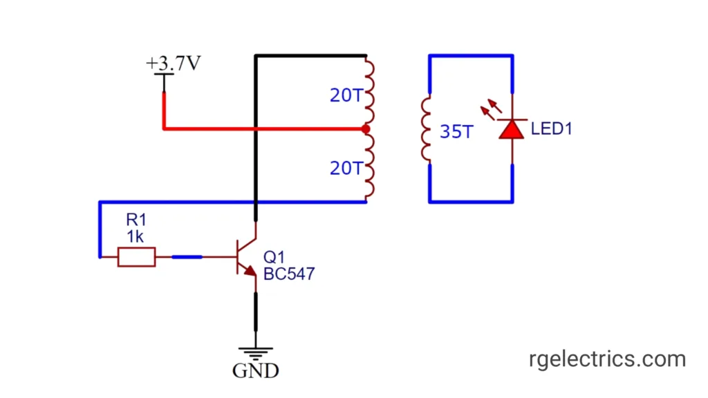 Wireless Power Transmission Circuit with BC547