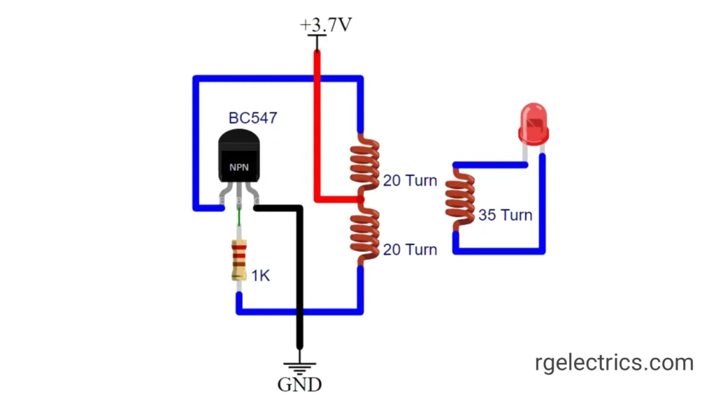 Wireless Power Transmission Circuit with BC547