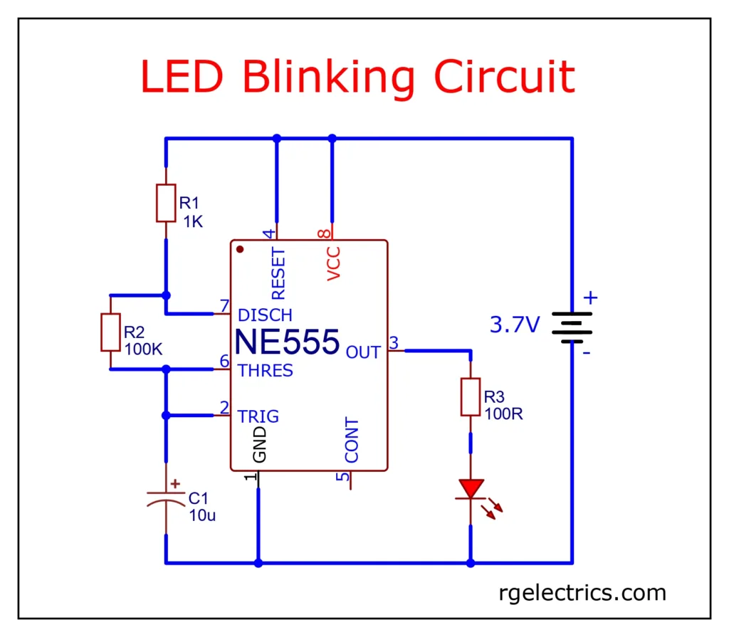 led flasher circuit