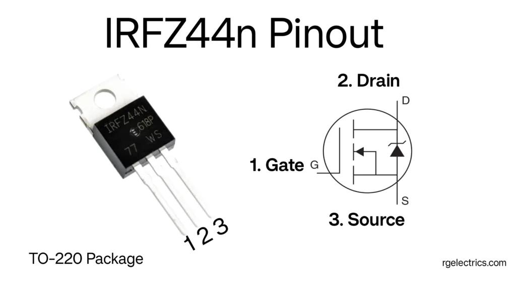 Simple LED Dimmer Circuit Using IRFZ44n Mosfet RG Electrics