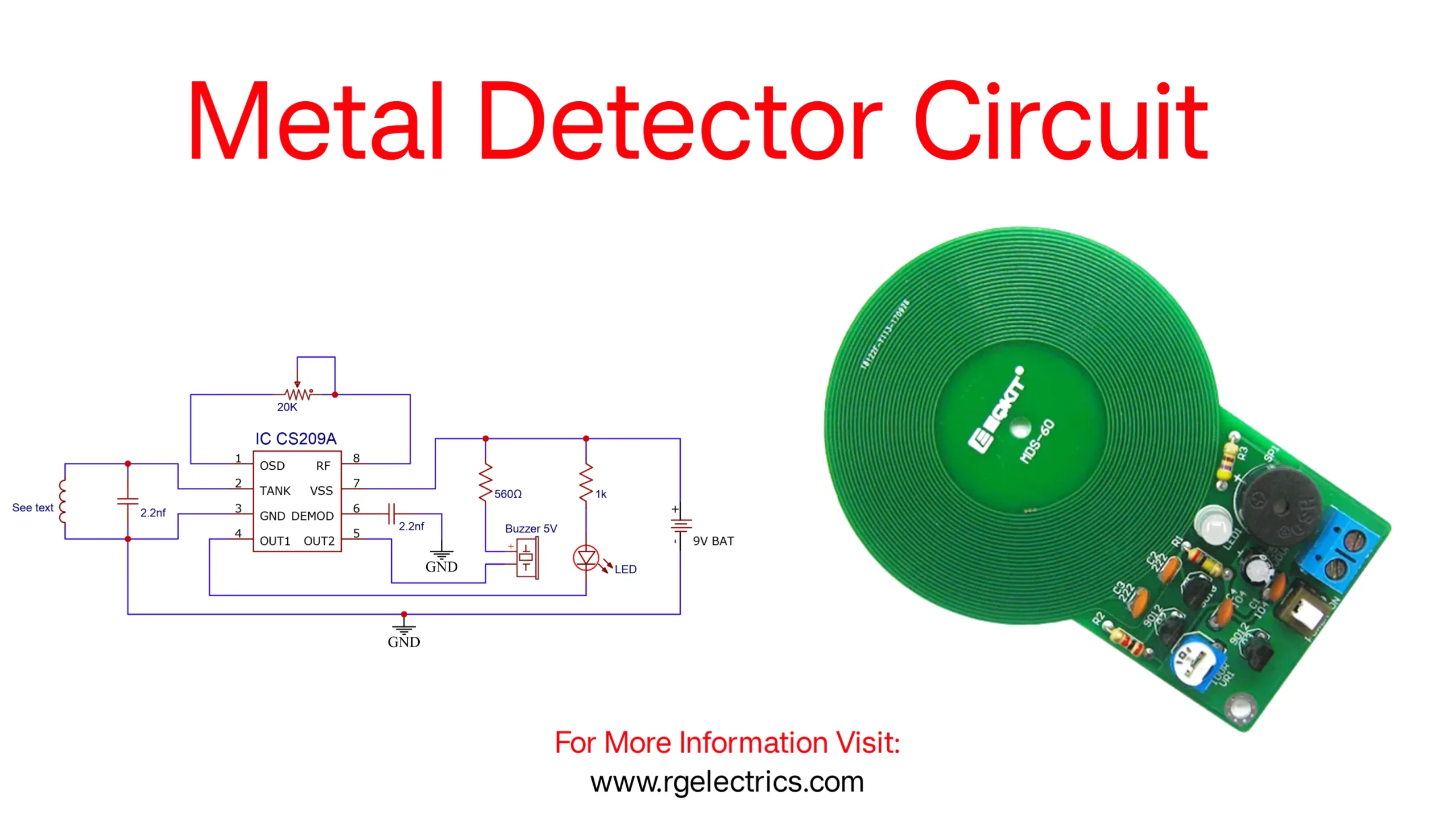 metal detector circuit