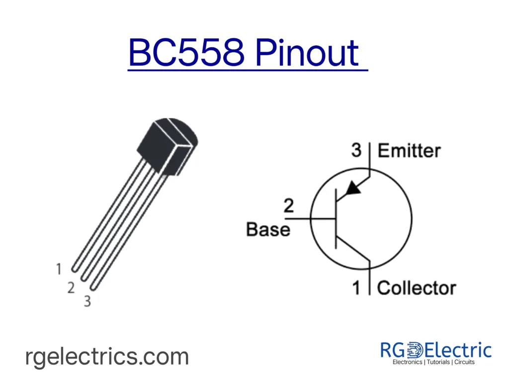 bc558 pinout