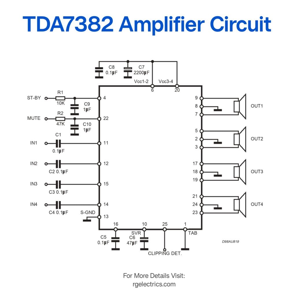 TDA7382-Audio-amplifier-