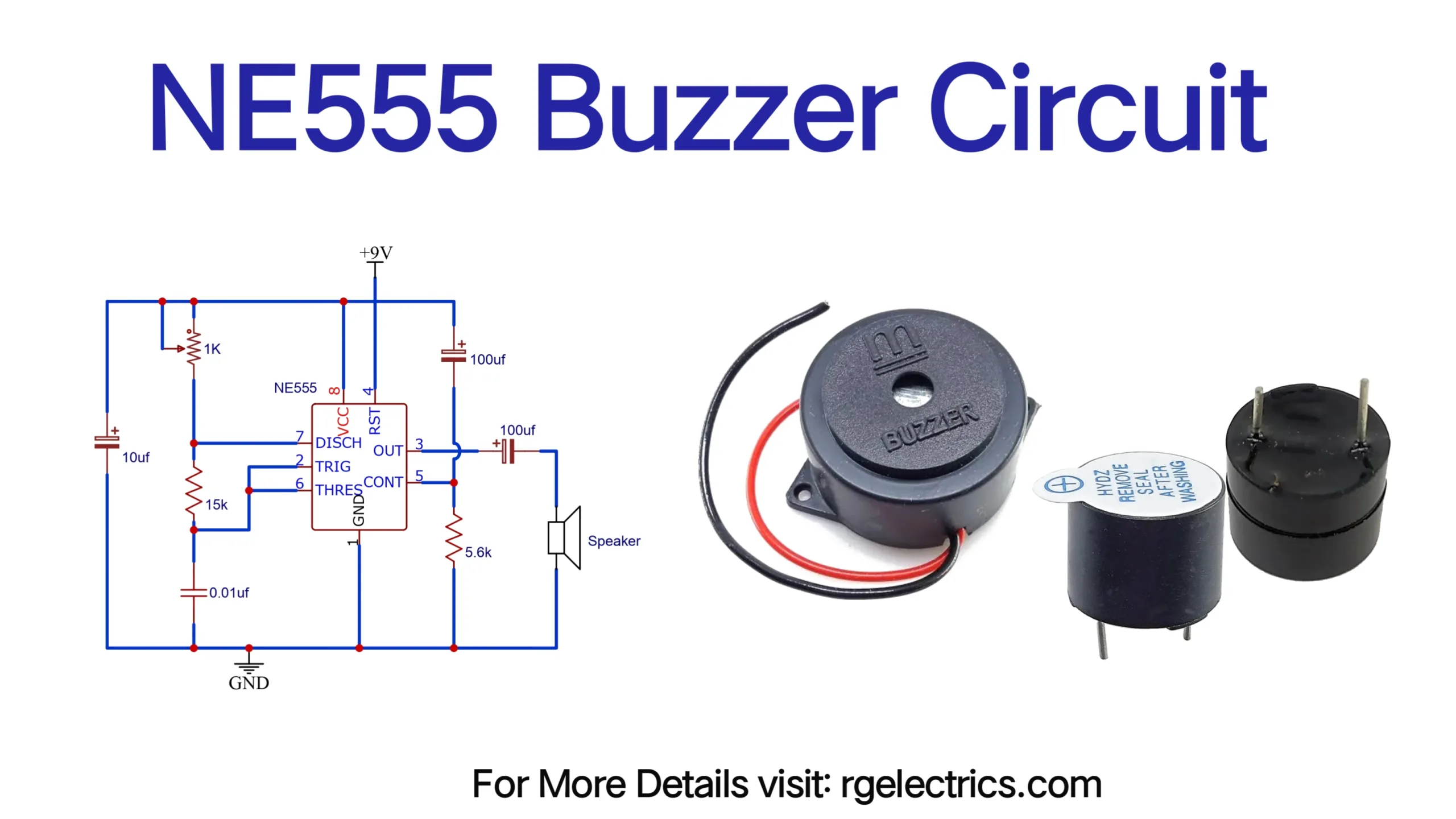 simple buzzer Circuit Diagram Schematic