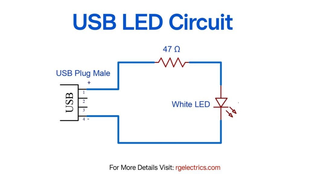 usb led circuit