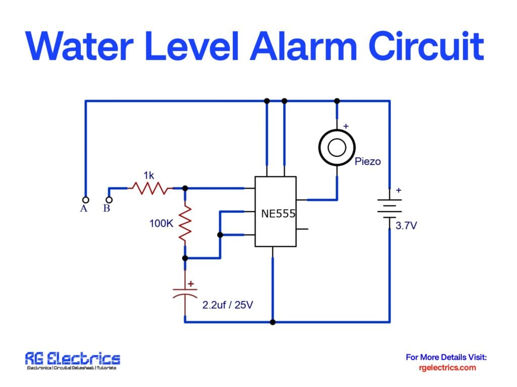 water level alarm circuit
