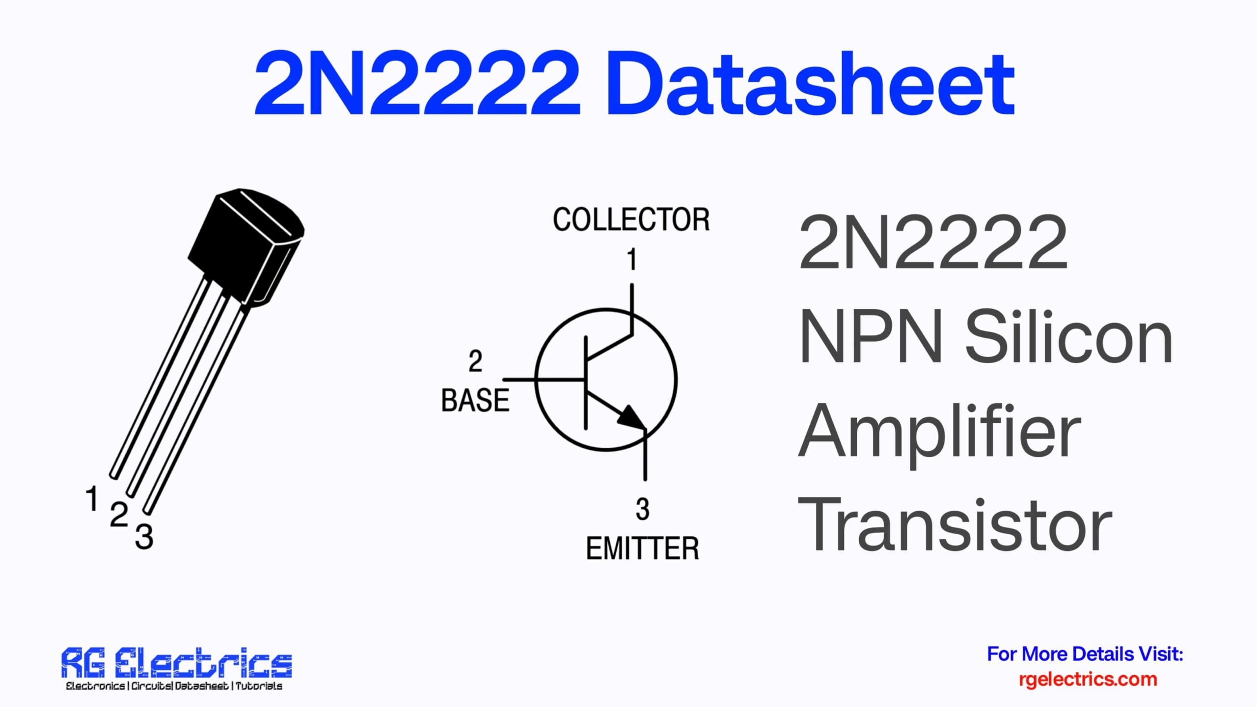 2n2222 transistor datasheet