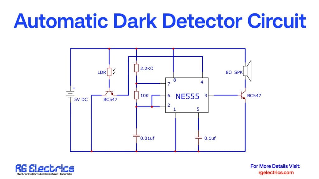 automatic dark detector circuit