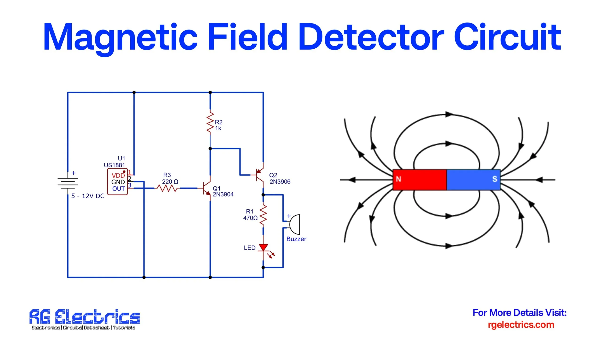 magnetic field detector circuit
